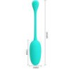 PRETTY LOVE - HUEVO VIBRATORIO RECARGABLE VERDE KNUCKER WATER
