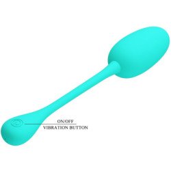 PRETTY LOVE - HUEVO VIBRATORIO RECARGABLE VERDE KNUCKER WATER