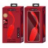 PRETTY LOVE - HUEVO VIBRATORIO CON TEXTURA MARINA ROJA RECARGABLE
