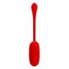 PRETTY LOVE - HUEVO VIBRADOR RECARGABLE E IMPERMEABLE JULIUS ROJO