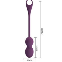 AMOR PRECIOSO - ELVIRA BOLA DE KEGEL CON CONTROL REMOTO MEDIANTE APP MORADO