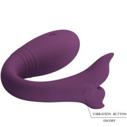 AMOR PRECIOSO - APLICACIÓN DE VIBRADOR JAYLEEN CON CONTROL REMOTO MORADO