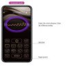 AMOR PRECIOSO - APLICACIÓN DE VIBRADOR JAYLEEN CON CONTROL REMOTO MORADO