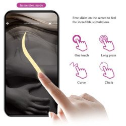 AMOR PRECIOSO - APLICACIÓN DE VIBRADOR JAYLEEN CON CONTROL REMOTO MORADO