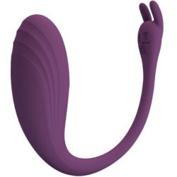 PRETTY LOVE - VIBRADOR CATALINA CON CONTROL REMOTO Y APLICACIÓN MORADO
