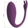 PRETTY LOVE - VIBRADOR CATALINA CON CONTROL REMOTO Y APLICACIÓN MORADO