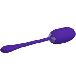 PRETTY LOVE - HUEVO VIBRATORIO RECARGABLE KIRK MORADO