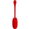 PRETTY LOVE - HUEVO VIBRATORIO RECARGABLE KIRK ROJO