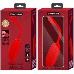 PRETTY LOVE - HUEVO VIBRATORIO RECARGABLE KIRK ROJO