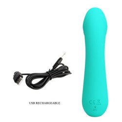 AMOR PRECIOSO - VIBRADOR RECARGABLE CETUS VERDE AGUA