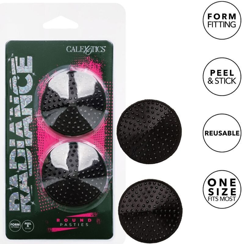 CALEXOTICS - PROTECTORES DE PEZONES REDONDOS CON FORMA DE JOYERÍA RADIANCE
