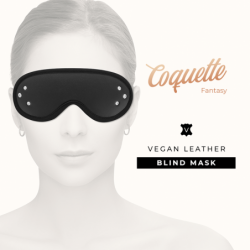 COQUETTE CHIC DESIRE - MÁSCARA DE PIEL VEGANA DE FANTASÍA CON FORRO DE NEOPRENO