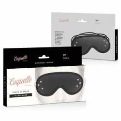 COQUETTE CHIC DESIRE - MÁSCARA DE PIEL VEGANA DE FANTASÍA CON FORRO DE NEOPRENO