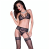 CHILIROSE - CR 4299 JUEGO DE CUATRO PIEZAS NEGRO S/M