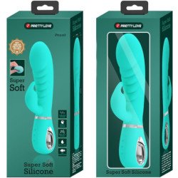 PRETTY LOVE - VIBRADOR MULTIFUNCIÓN PARA EL PUNTO G DE PRESCOTT, COLOR VERDE AGUA