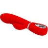 PRETTY LOVE - VIBRADOR MULTIFUNCIÓN PARA EL PUNTO G DE PRESCOTT, ROJO