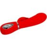PRETTY LOVE - VIBRADOR MULTIFUNCIÓN PARA EL PUNTO G DE PRESCOTT, ROJO