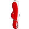 PRETTY LOVE - VIBRADOR MULTIFUNCIÓN PARA EL PUNTO G DE PRESCOTT, ROJO