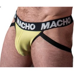 MACHO - MX25A JOCK LYCRA AMARILLO M