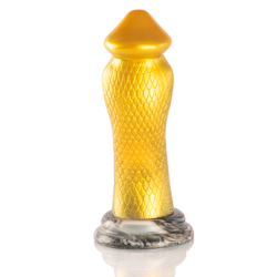 ÉPICO - DILDO DRAKÓN COBRA AMARILLA