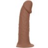 CALEXOTICS - EXTENSIÓN DE ALTO RENDIMIENTO CON ARNESS, COLOR MORENA