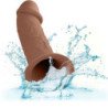 CALEXOTICS - EXTENSIÓN DE ALTO RENDIMIENTO CON ARNESS, COLOR MORENA