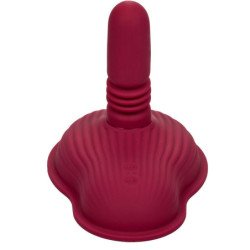 CALEXOTICS - MASAJEADOR DE RIENDO CON DOBLE MOTOR Y CONTROL REMOTO, ROJO