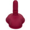 CALEXOTICS - MASAJEADOR DE RIENDO CON DOBLE MOTOR Y CONTROL REMOTO, ROJO
