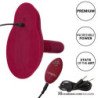 CALEXOTICS - MASAJEADOR DE RIENDO CON DOBLE MOTOR Y CONTROL REMOTO, ROJO