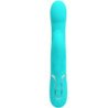 AMOR PRECIOSO - VIBRADOR CON FORMA DE CONEJO CON PERLAS VERDE AGUA