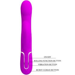 AMOR PRECIOSO - VIBRADOR CON FORMA DE CONEJO PERLAS VIOLETA