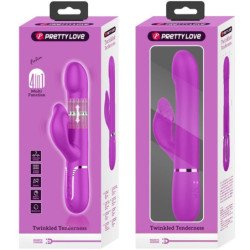 AMOR PRECIOSO - VIBRADOR CON FORMA DE CONEJO PERLAS VIOLETA