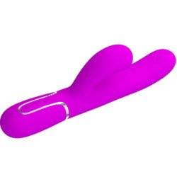 PRETTY LOVE - VIBRADOR MULTIFUNCIONAL 3 EN 1 PARA EL PUNTO G PERLITA VIOLETA