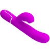 PRETTY LOVE - VIBRADOR MULTIFUNCIONAL 3 EN 1 PARA EL PUNTO G PERLITA VIOLETA