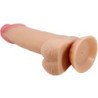 PRETTY LOVE - SERIE DE PIEL DESLIZANTE DILDO REALISTA CON VENTOSA DE PIEL DESLIZANTE 19,4 CM