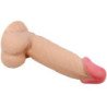 PRETTY LOVE - SERIE DE PIEL DESLIZANTE DILDO REALISTA CON VENTOSA DE PIEL DESLIZANTE 19,4 CM