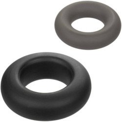CALEXOTICS - ALPHA PROLONG JUEGO DE 2 ANILLOS GRISES