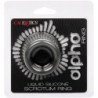 CALEXOTICS - ANILLO DE ESTIRAMIENTO DE ESCROTO ALPHA NEGRO