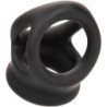 CALEXOTICS - ANILLO DE DOBLE JAULA ALPHA NEGRO