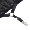 SUBLLIME - VESTIDO NEGRO TRANSPARENTE CON CUELLO HALTER TALLA L/XL