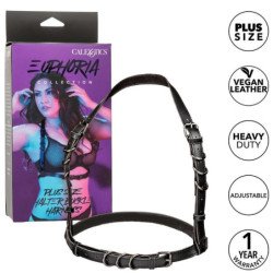 CALEXOTICS - ARNÉS CON HEBILLA DE CABALLO EUPHORIA DE TALLA GRANDE NEGRO