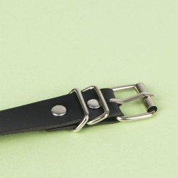 SUBBLIME - CINTURON DE CADENAS CUERO NEGRO TALLA ÚNICA