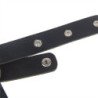 SUBBLIME - ARNÉS DE PECHO CON CADENAS DE CUERO NEGRO TALLA ÚNICA
