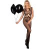 LIVCO CORSETTI FASHION - BODY STOCKING SIN ENTREPIERNA AMAHIL NEGRO TALLA ÚNICA