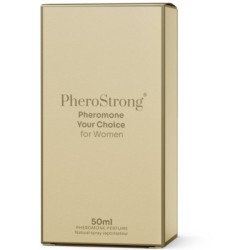 PHEROSTRONG - PERFUME DE FEROMONAS, TU ELECCIÓN PARA MUJERES, 50 ML