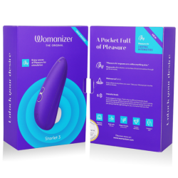 WOMANIZER - ESTIMULADOR CLITORAL STARLET 3 ÍNDIGO