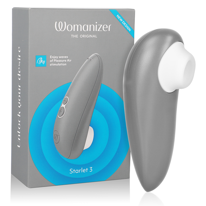 WOMANIZER - ESTIMULADOR CLITORAL STARLET 3 GRIS