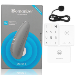 WOMANIZER - ESTIMULADOR CLITORAL STARLET 3 GRIS