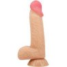 PRETTY LOVE - SERIE DE PIEL DESLIZANTE DILDO REALISTA CON VENTOSA DE PIEL DESLIZANTE DE 20,6 CM