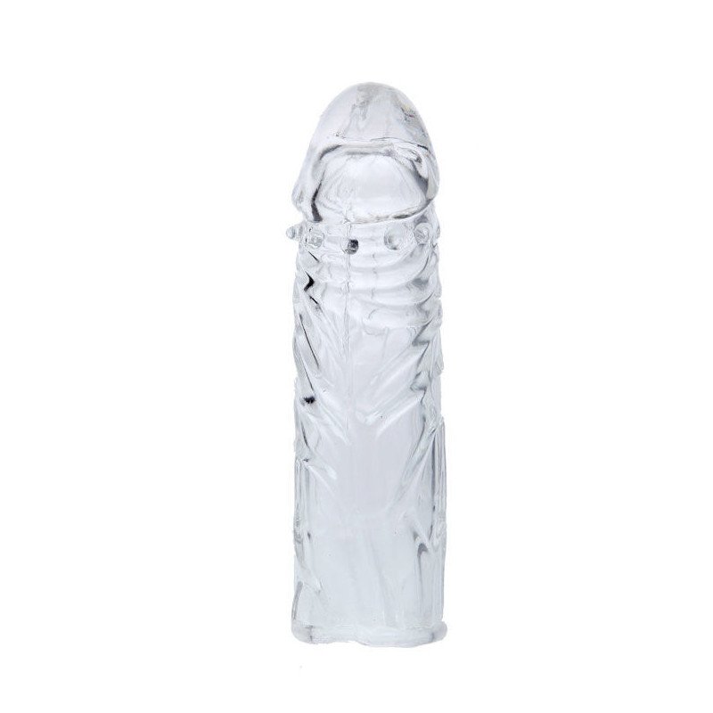 BAILE - FUNDA LILA PARA EL PENE DE SILICONA ADAPTABLE DE 13 CM